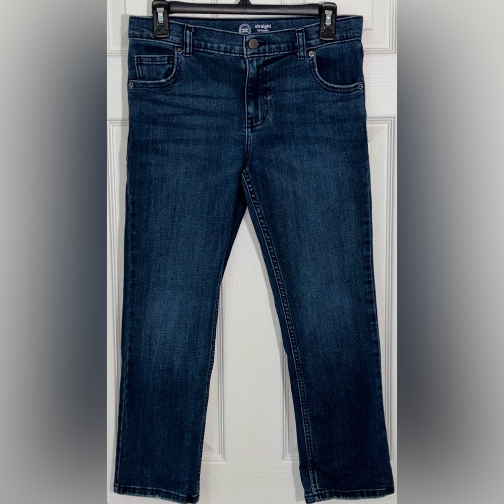 Thereabouts Boys Jeans Size 14 Husky Slim Fit Blue Denim Straight Leg Casual